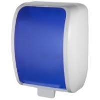 Handtuchrollenspender Autocut blau/weiß