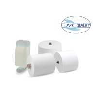 Papier für Toilettenpapierspender. 65m