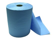 Putzpapierrolle blau 36cm breit 3-lagig